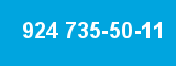 924 735-50-11 924 735-50-11